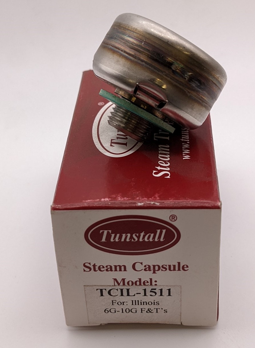 Tunstall TCIL-1501 Steam Trap Capsule For Illinois 1/2" 1G    NEW! 